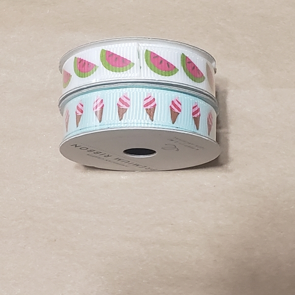 NWT American Crafts Premium Printed Ribbon Bundle Qty 6 - Picture 5 of 15